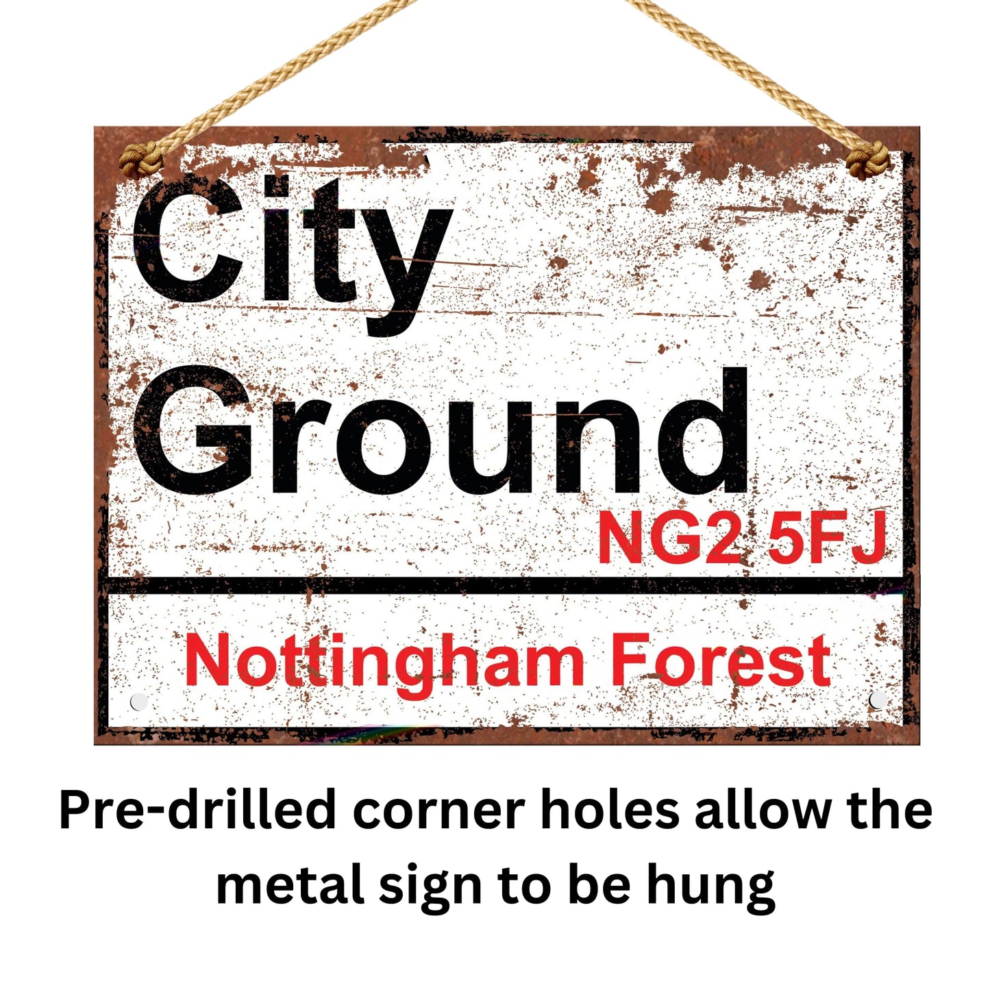 City Ground Street Sign