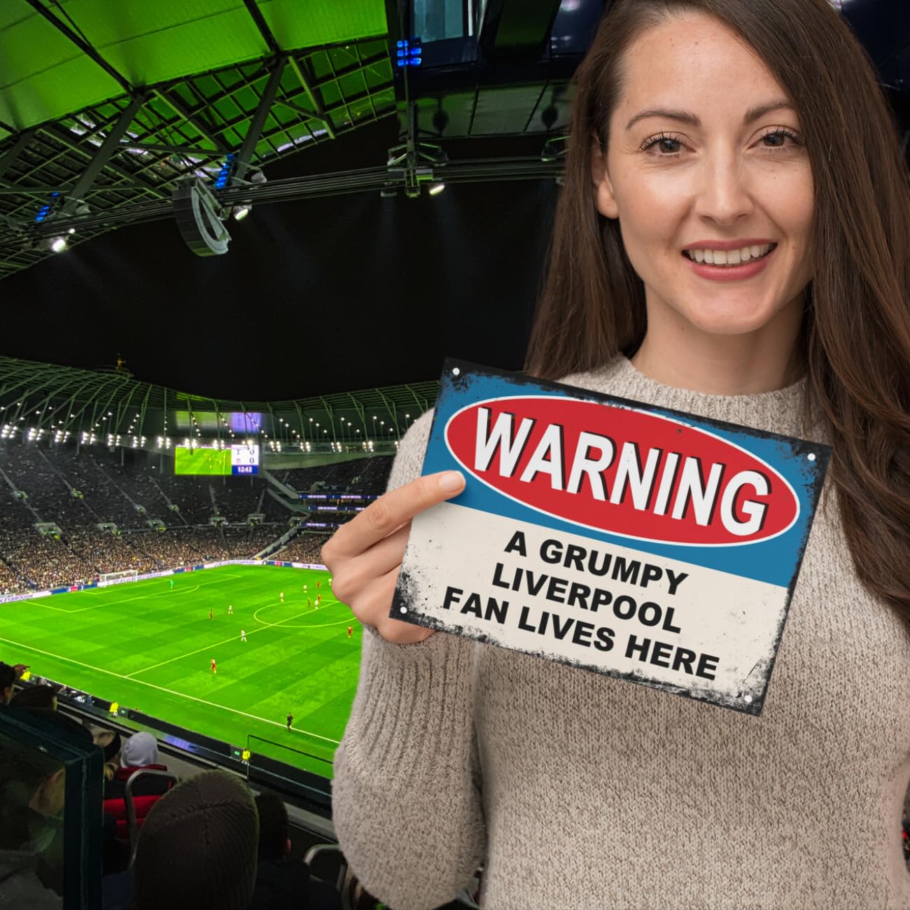 Grumpy Liverpool Fan Sign