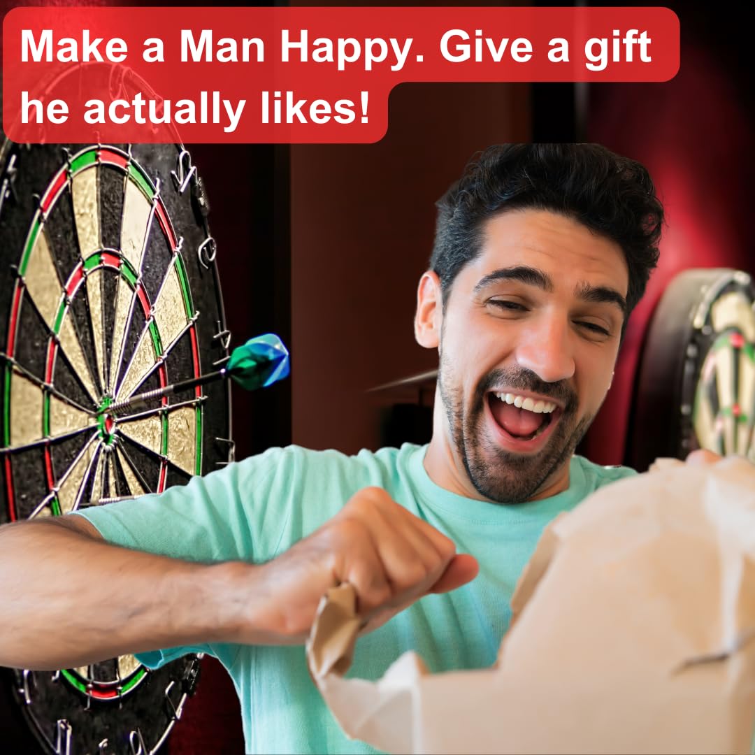 Bullseye Bully Metal Darts Sign Man Cave Accessories or Bar Accessories for Home Pub. Novelty Gift Plaque for Him - 20cm x 15cm