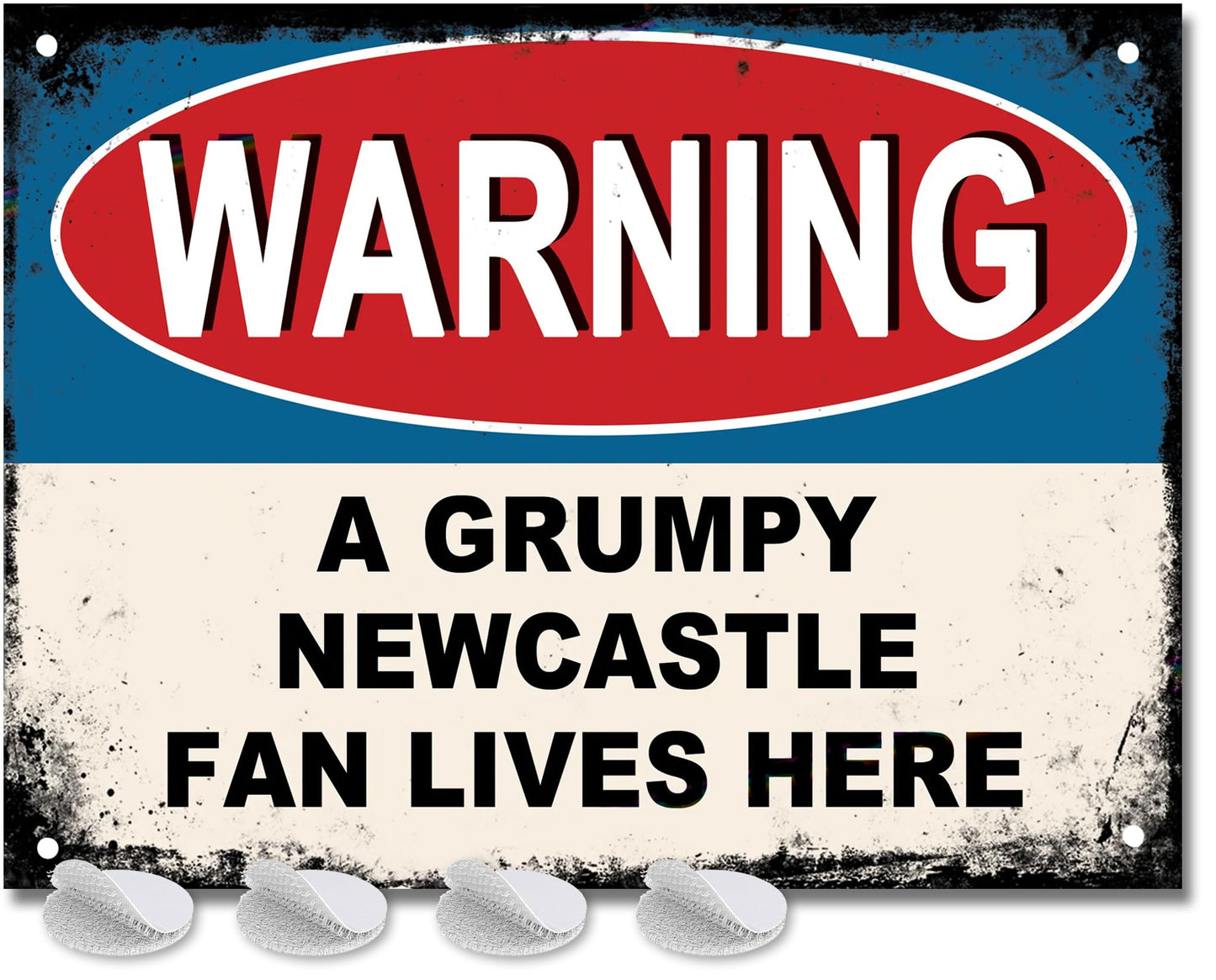 Grumpy Newcastle Fan Sign