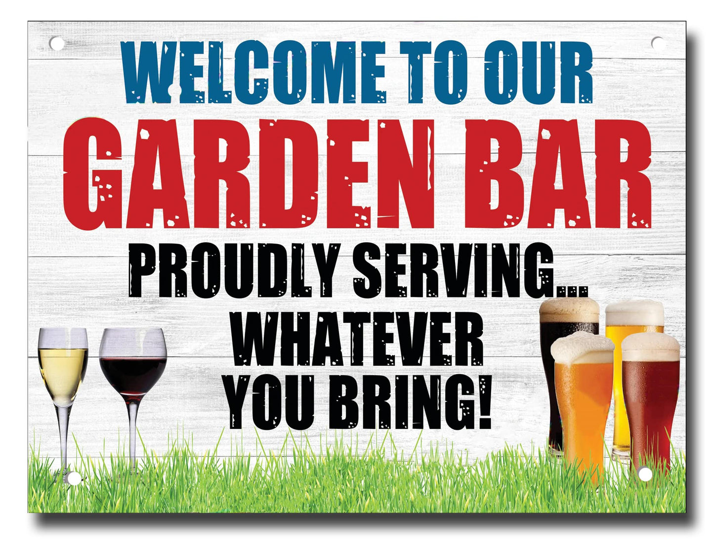 Funny Metal Bar Signs - Fixings Included - Bar Accessories for Home Pub or Outdoor Garden Bar Wall Plaque Man Cave Gift Metal Bar Signs Memorabilia Backyard bar sign Plaques 20cm x 15cm