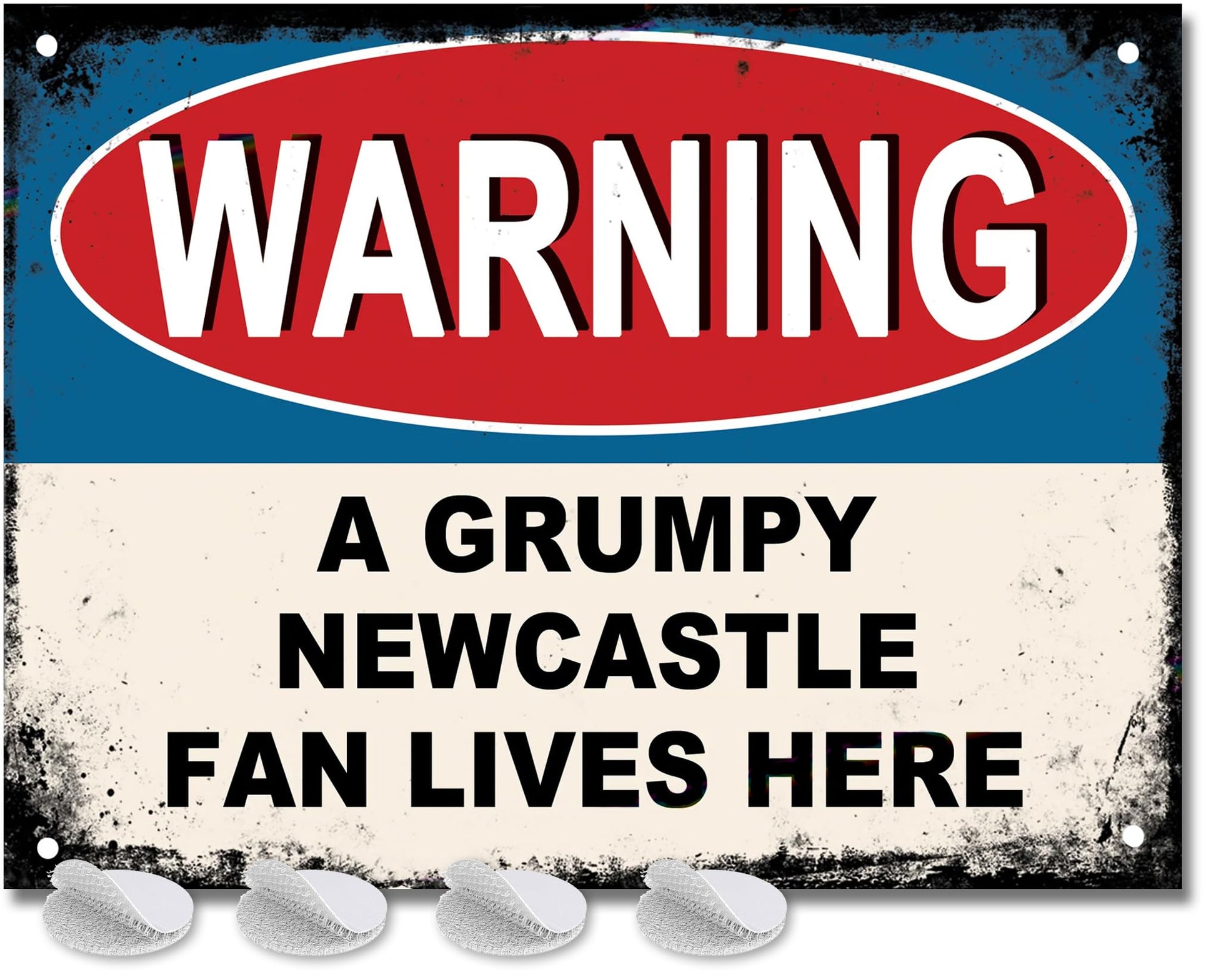 Grumpy Newcastle Fan Sign